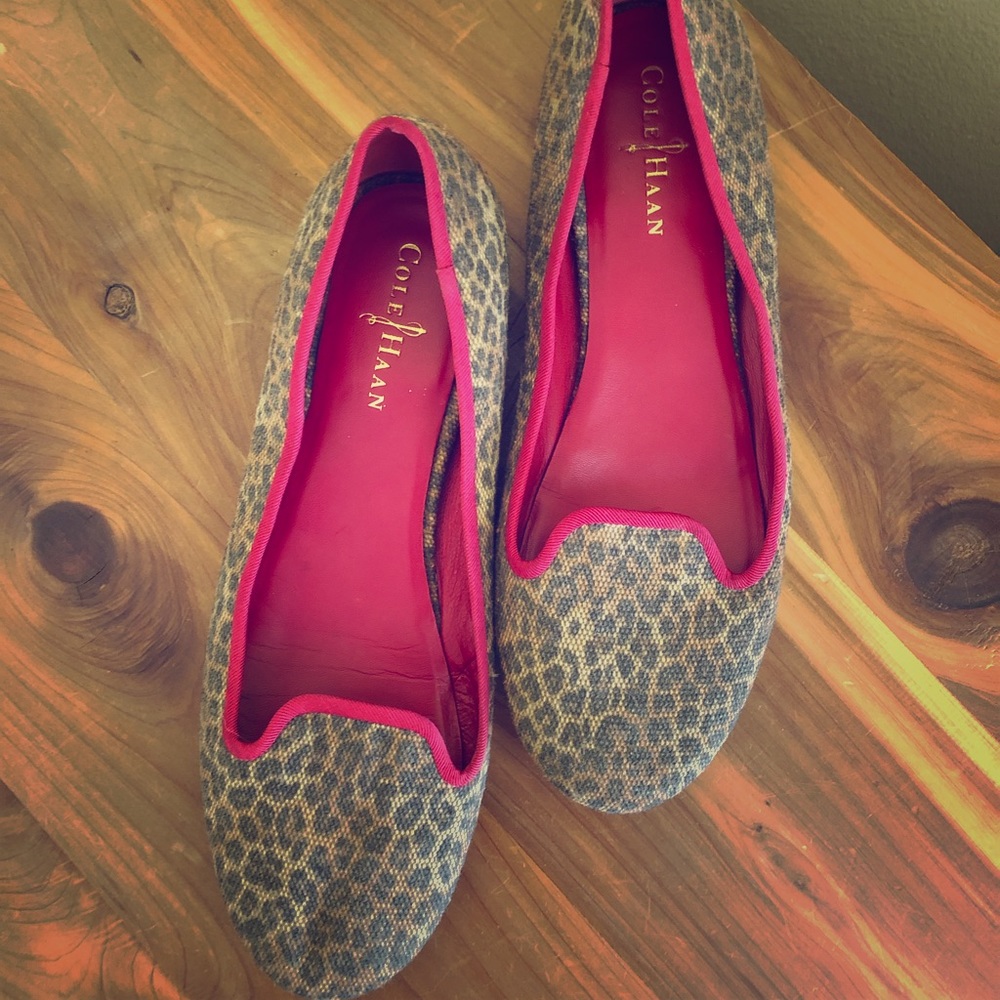 Cole Haan Leopard Ballet Flats